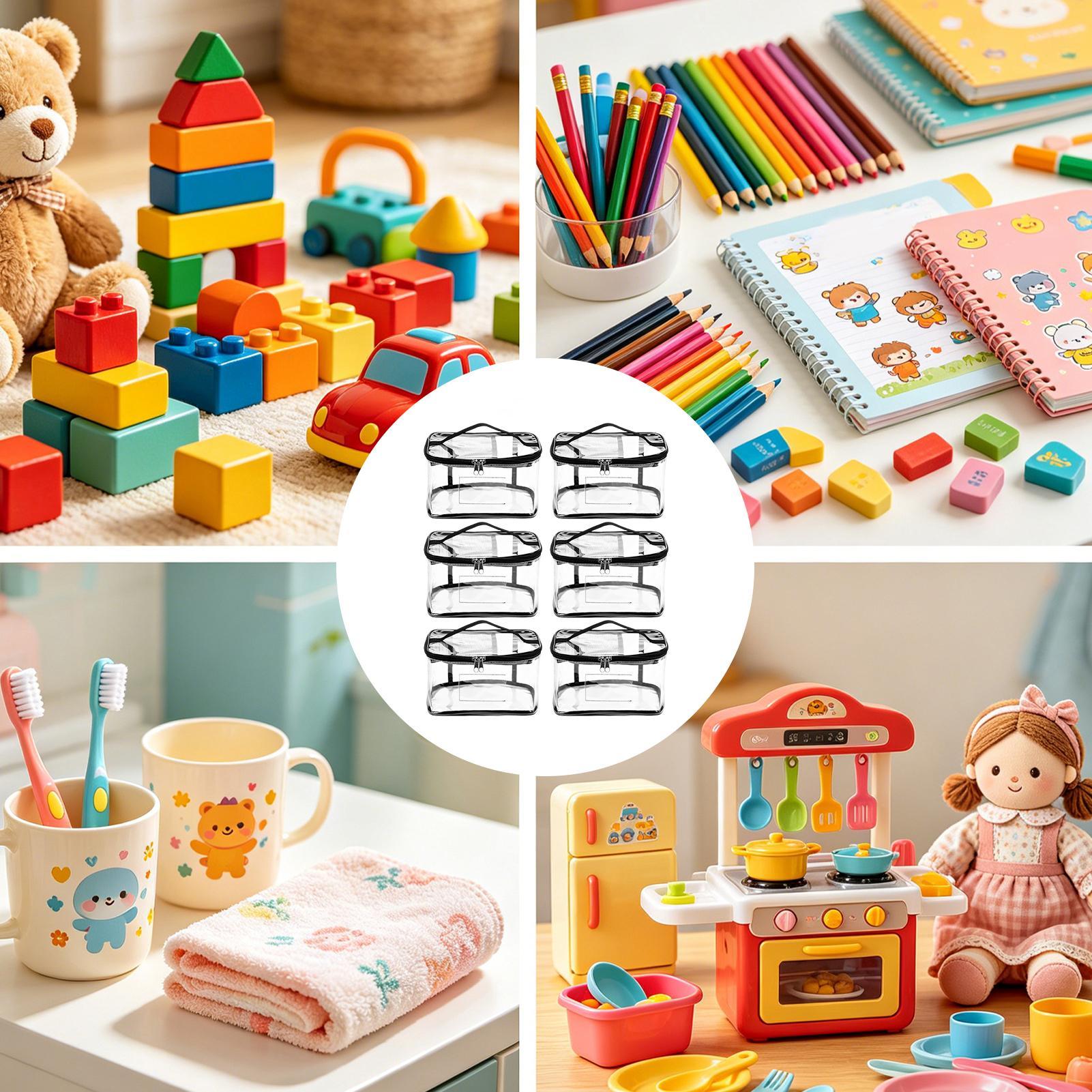 Nursery - Toy Bags For Storage 6 Pieces