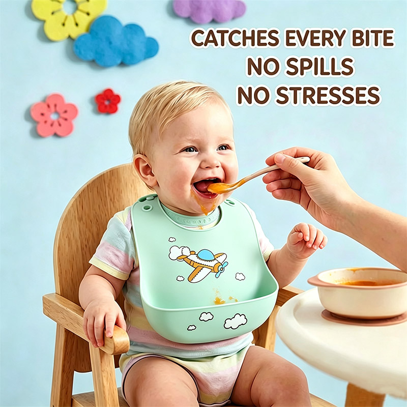 Waterproof Baby Bibs Silicone - Silicone Baby Feeding Bib Waterproof Food