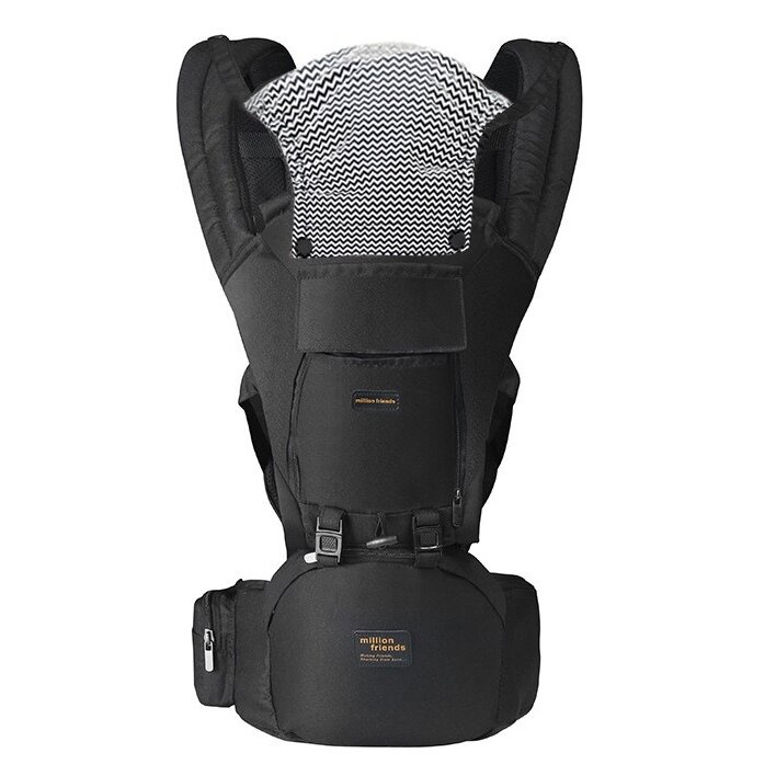 Ergonomic Baby Carrier Newborn To Toddler - Baby Carrier with Hip Seat, Ergonomics
