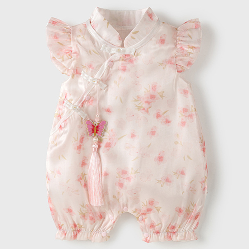 Newborn Baby Girl Romper Floral - Summer Newborn Girls Clothes Fashion Chinese