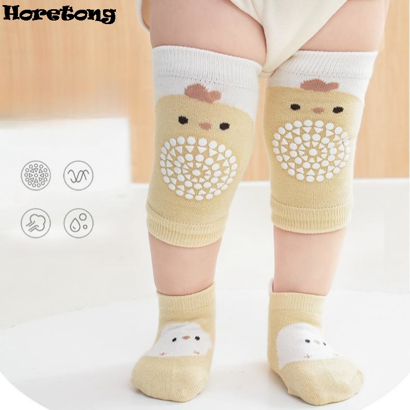 Unisex Baby Socks Non Slip - Infant Summer Breathable Crawling Knee Pads