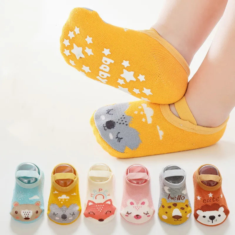 Unisex Baby Socks Non Slip - 0-3Years Newborn Baby Girls Boys Socks