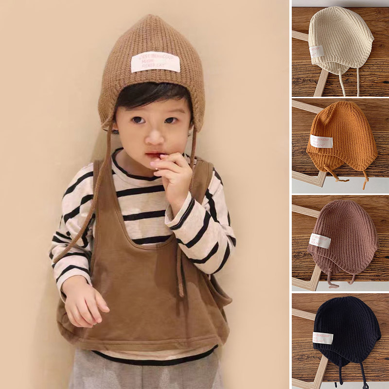 Winter Warm Kids Ear Protectio - Infant Beanie Hat With Ears ulasan dan harga