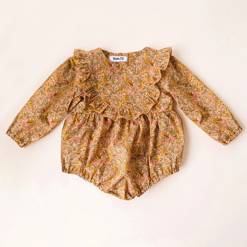 Baby Girl Clothes For 0-2Y Spr - Newborn Baby Girl Romper Floral ulasan dan harga