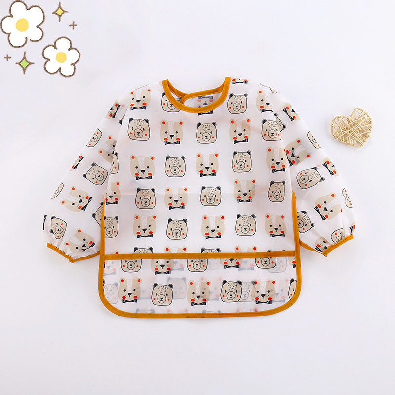 Baby Silicone Cartoon Bib 0-6  - Waterproof Baby Bibs Silicone ulasan dan harga