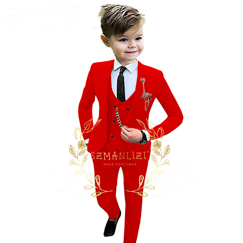 Kids Boys Beige Blazer Vest Pa - Baby Boy Suit Set Baptism ulasan dan harga