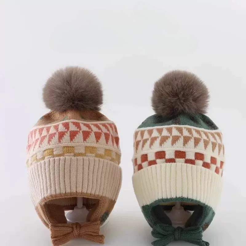 Ear Protection Baby Beanie Cap - Infant Beanie Hat With Ears ulasan dan harga