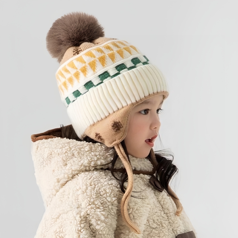 Ear Protection Baby Beanie Cap - Infant Beanie Hat With Ears ulasan dan harga