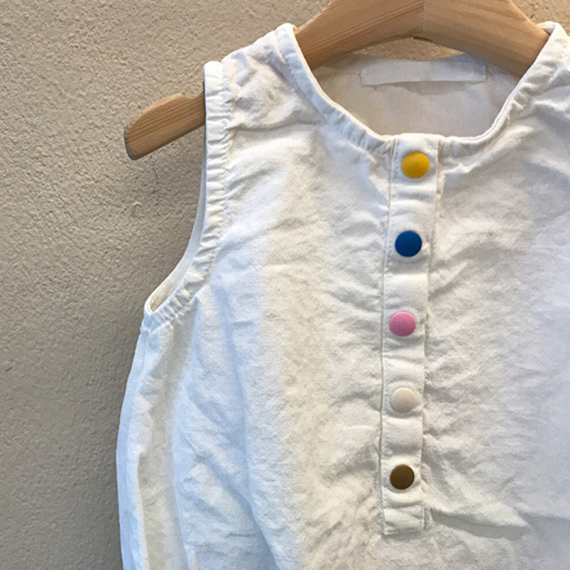 Linen Cotton Boys Romper Summe - Baby Summer Linen Sleeveless Jumpsuit ulasan dan harga