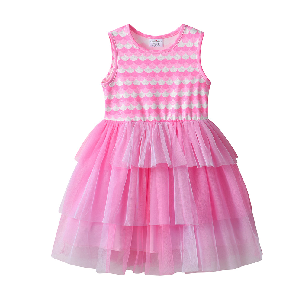 VIKITA Girls Sleeveless Mermai - Toddler Girl Tulle Party Dress ulasan dan harga