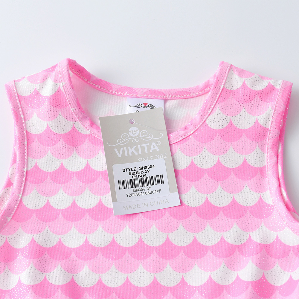 VIKITA Girls Sleeveless Mermai - Toddler Girl Tulle Party Dress ulasan dan harga