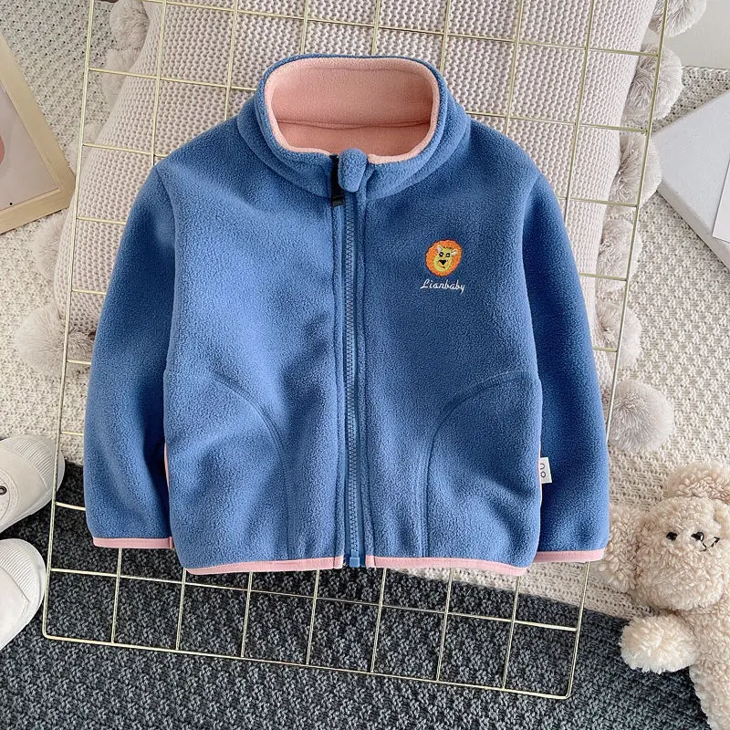New Children Boys Girls Polar  - Toddler Boy Winter Fleece Jacket ulasan dan harga