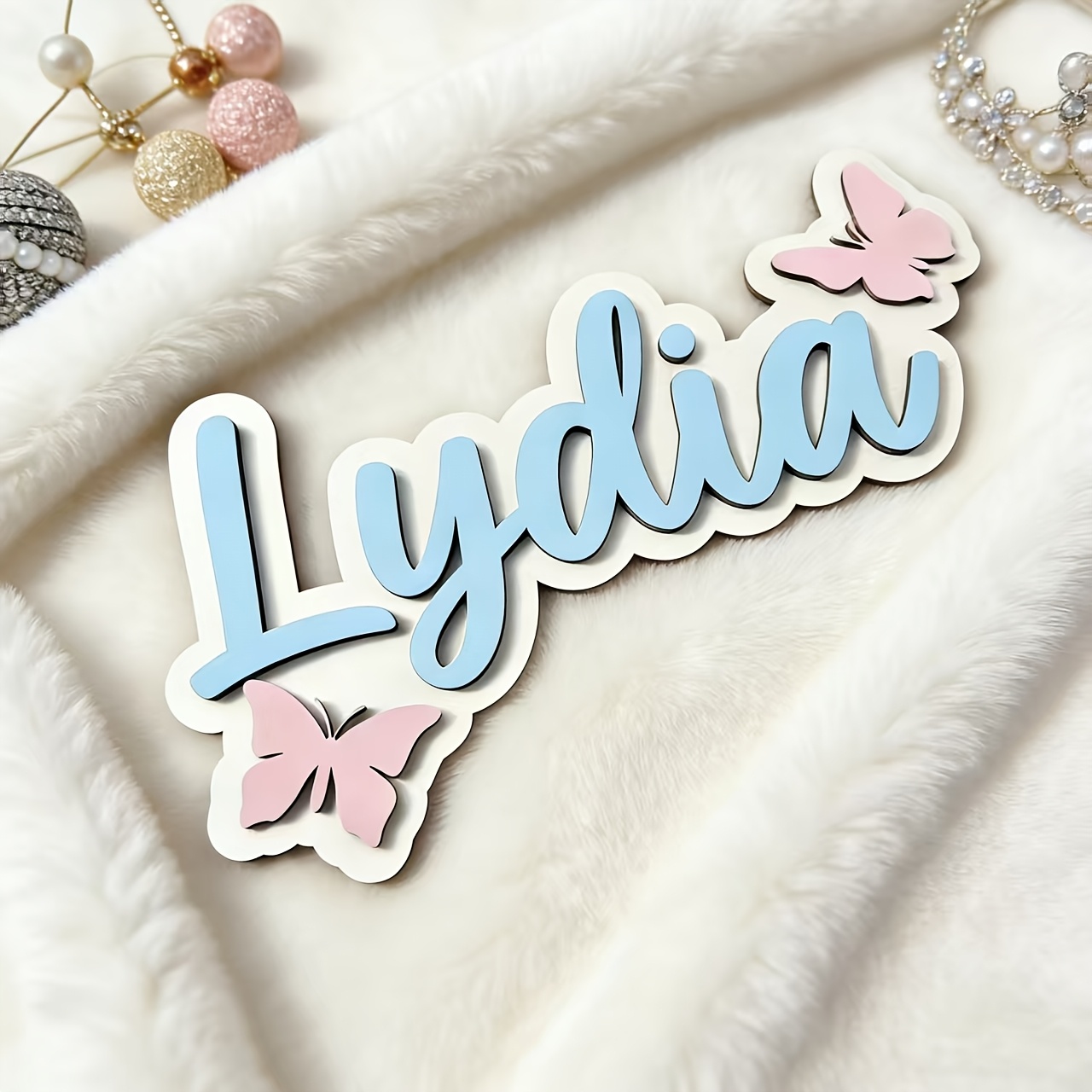 Personalized Blue & Pink Butte - Nursery ulasan dan harga