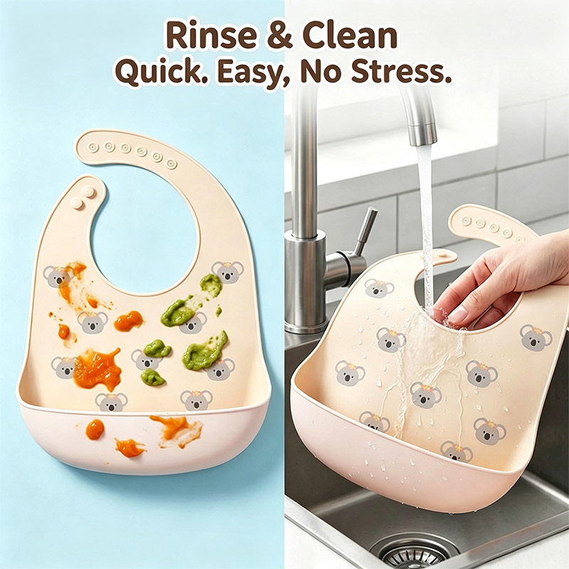Silicone Baby Feeding Bib Wate - Waterproof Baby Bibs Silicone ulasan dan harga