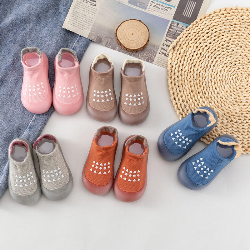 Baby Floor Shoes Blue and Pink - Unisex Baby Socks Non Slip ulasan dan harga