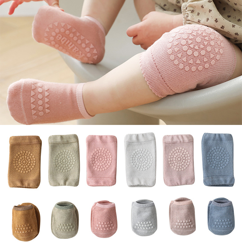 Safety Baby Knee Pads Socks Se - Unisex Baby Socks Non Slip ulasan dan harga