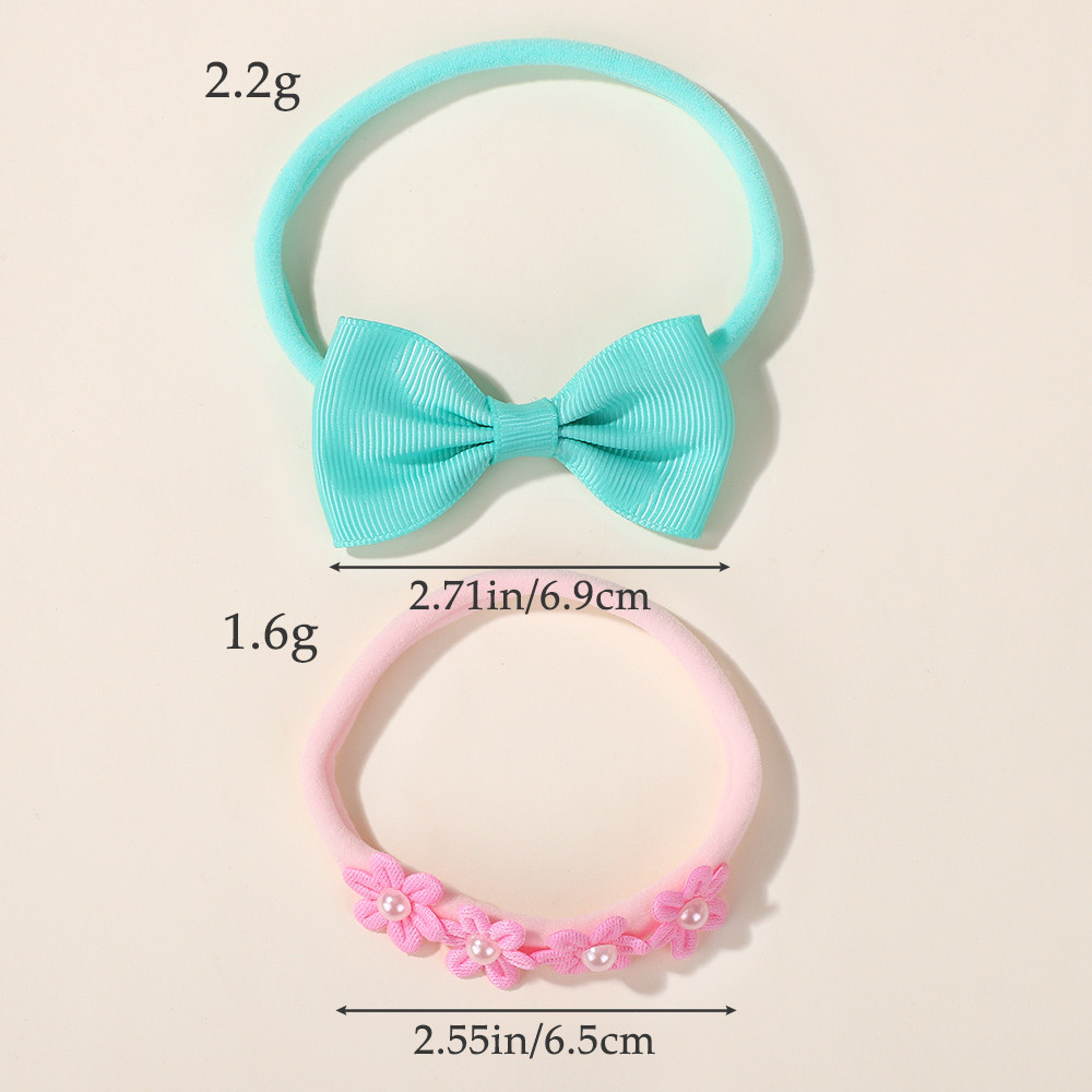 15Pcs Ribbon Bowknot Elastic H - Baby Gear ulasan dan harga