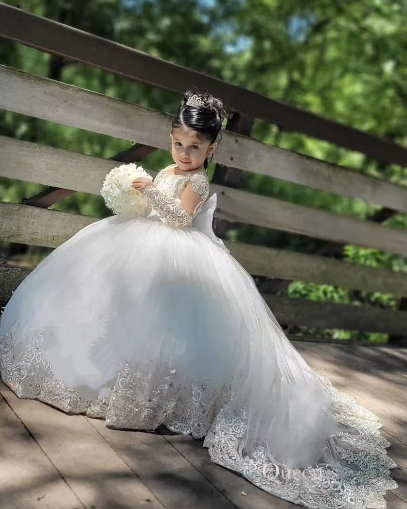 JDY Custom Made Princess Flowe - Toddler Girl Tulle Party Dress ulasan dan harga