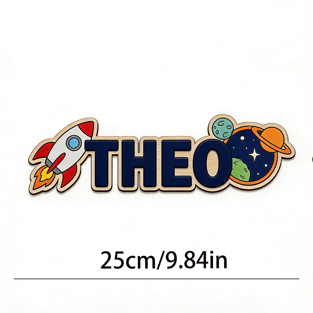Personalized Space Rocket Name - Nursery ulasan dan harga