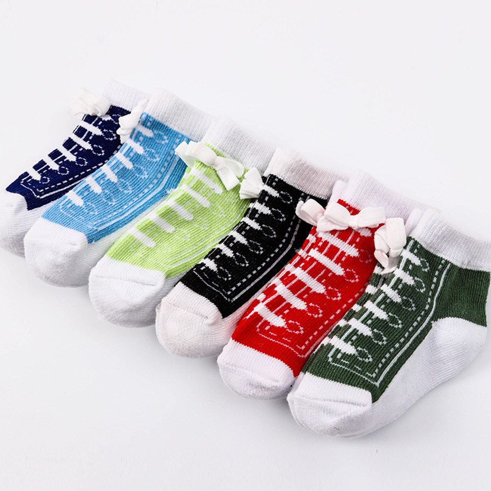 6Pairs Cotton Baby Socks Creat - Unisex Baby Socks Non Slip ulasan dan harga
