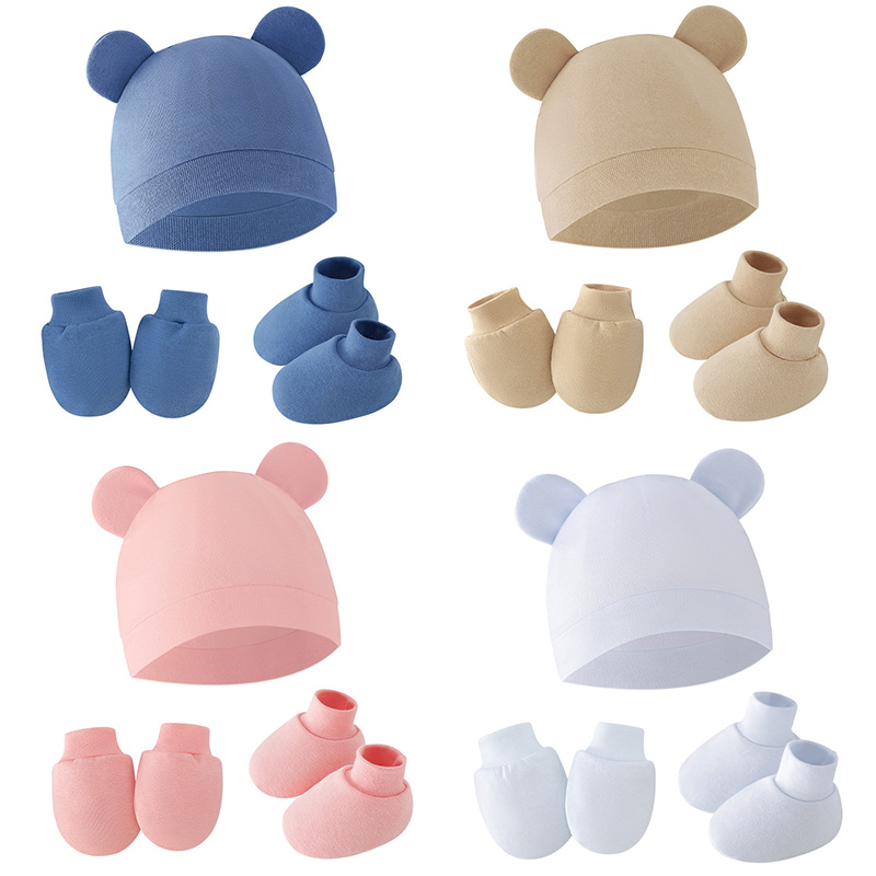 2026 Baby Hat Glove Socks Newb - Infant Beanie Hat With Ears ulasan dan harga