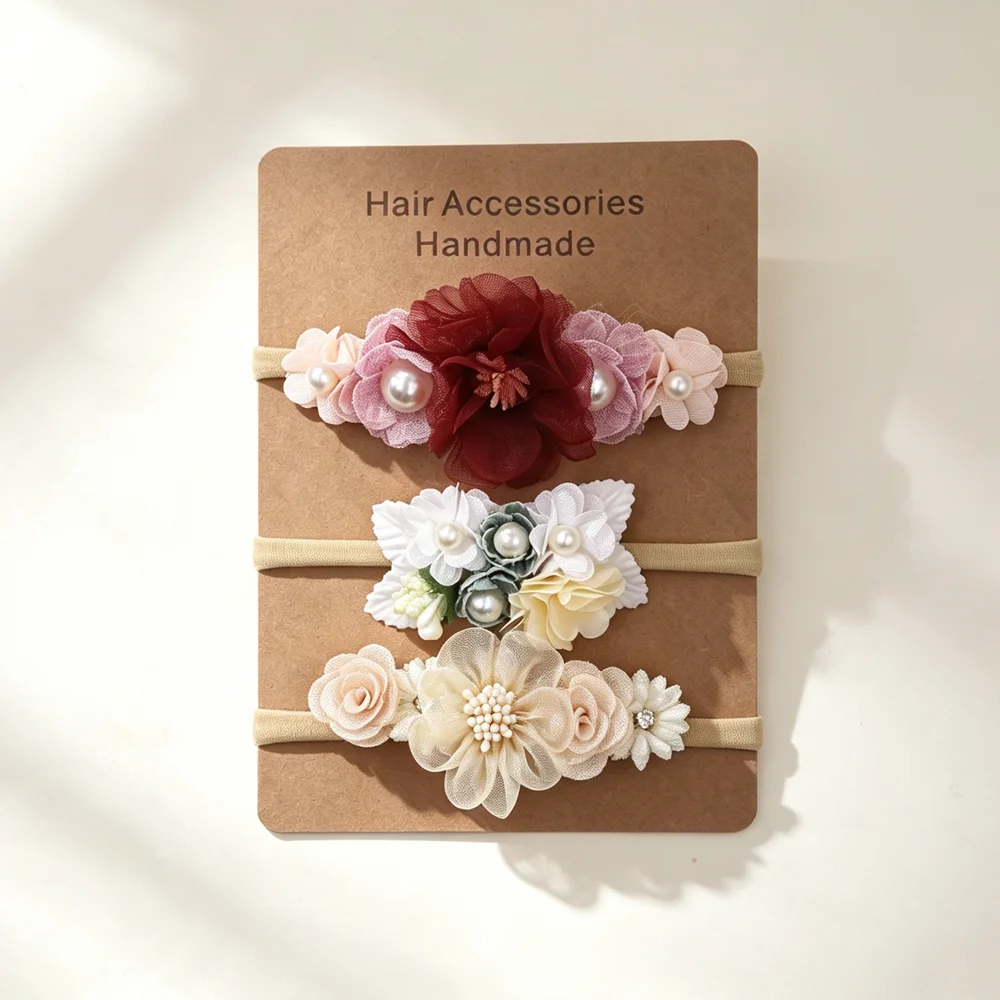 3pcs Baby Girl Elastic Headban - Baby Gear ulasan dan harga