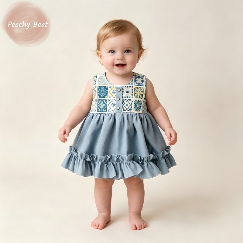 Fashion Newborn Baby Girl Boy  - Baby Summer Linen Sleeveless Jumpsuit ulasan dan harga