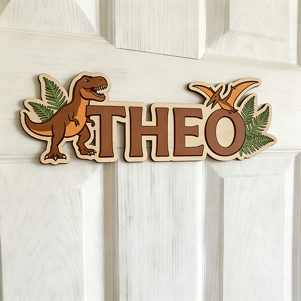 Personalized Dinosaur Name Sig - Nursery ulasan dan harga