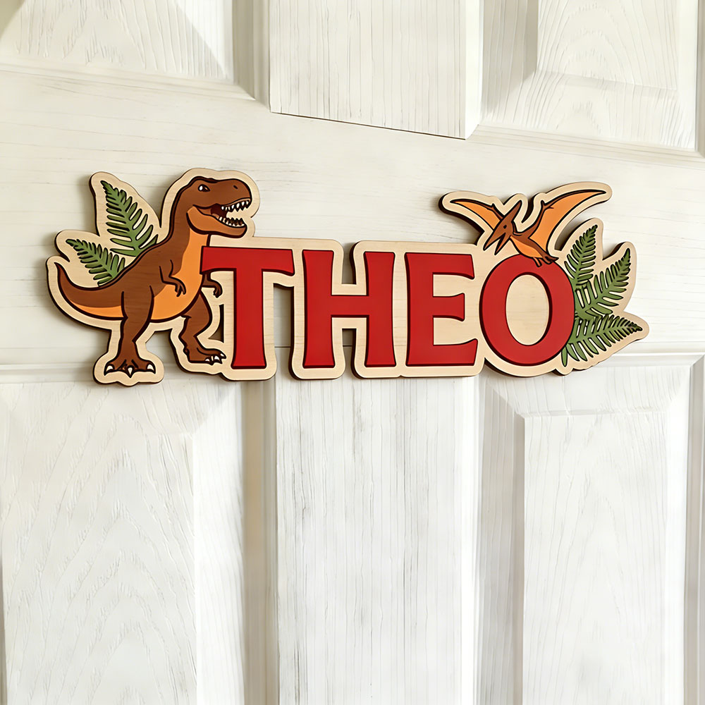 Personalized Dinosaur Name Sig - Nursery ulasan dan harga