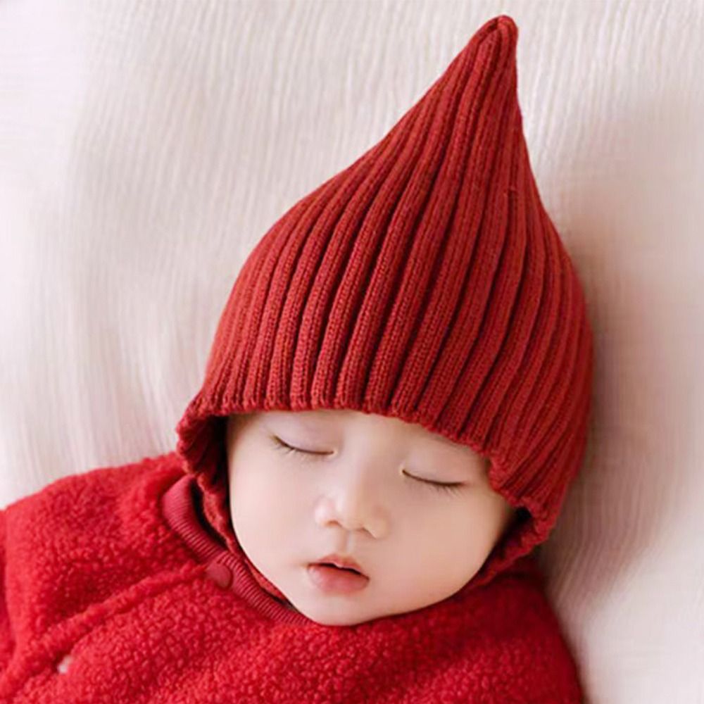 Cute Solid Color Baby Hat Wint - Infant Beanie Hat With Ears ulasan dan harga