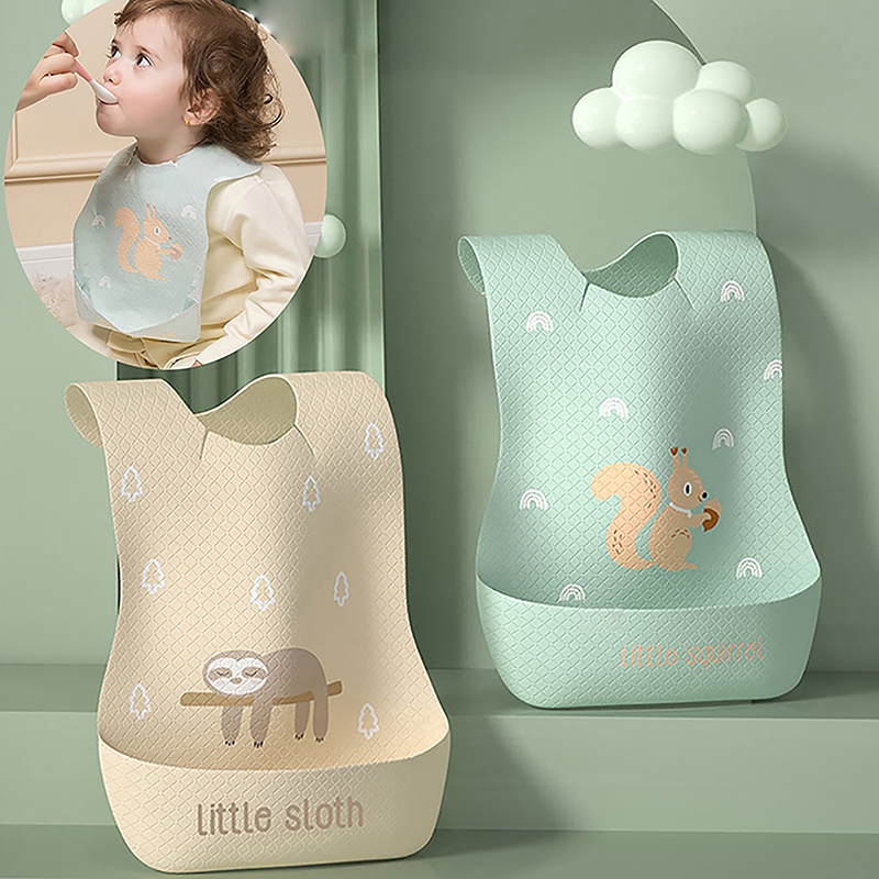 Waterproof Adjustable Food Fee - Waterproof Baby Bibs Silicone ulasan dan harga