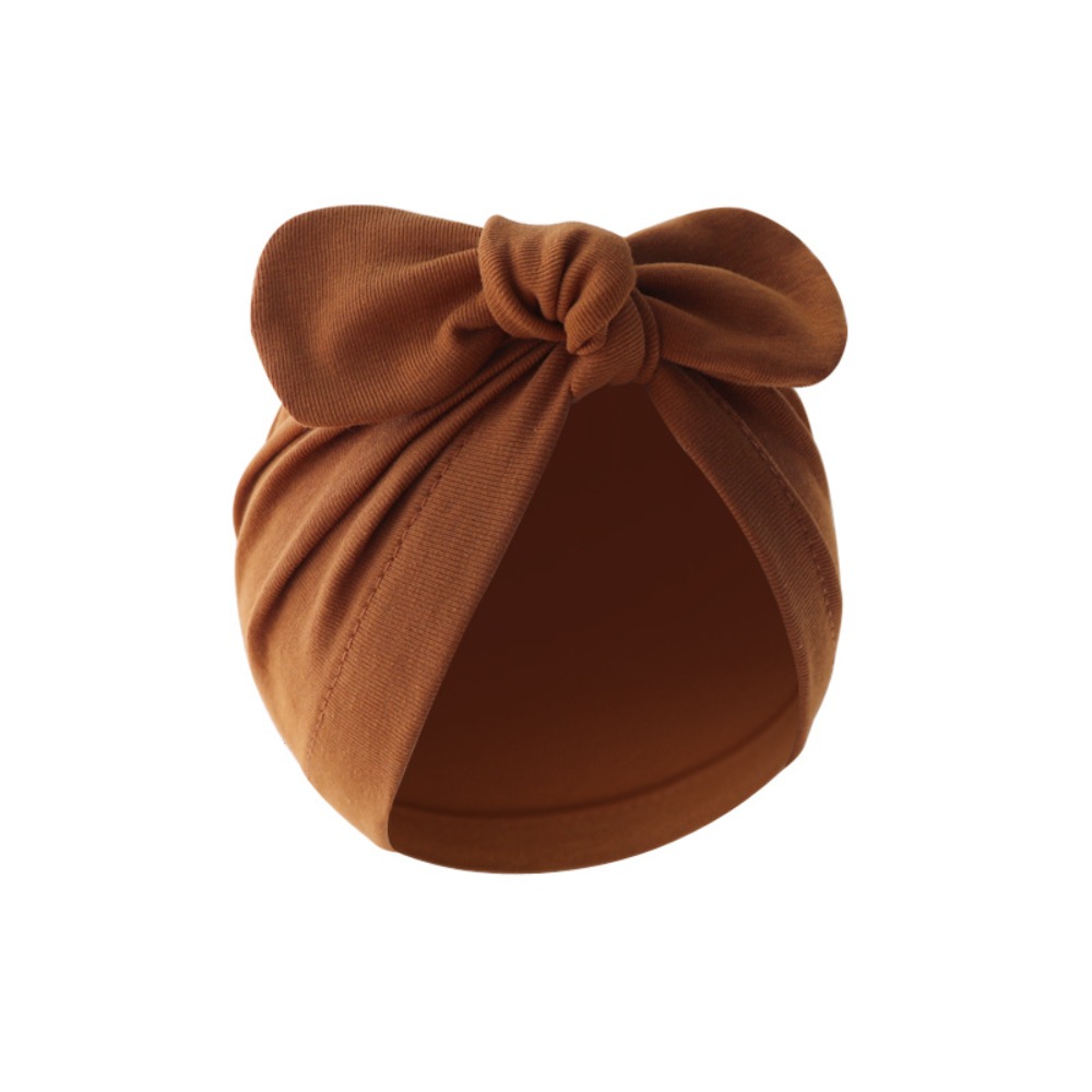 Cute Flower Knot Baby Hat Soli - Infant Beanie Hat With Ears ulasan dan harga