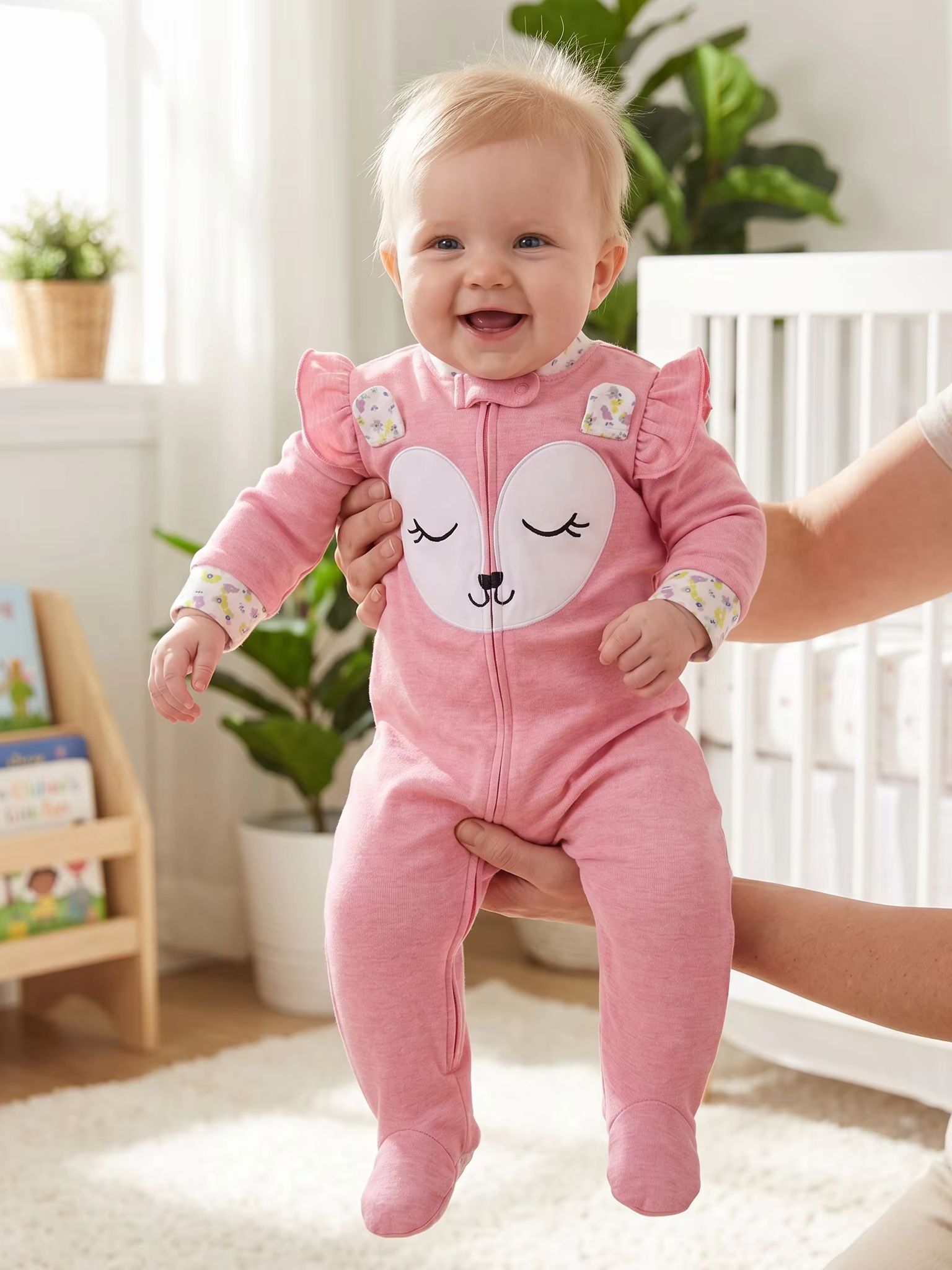 Pure Cotton Baby Footed Romper - Cotton Baby Onesies Zipper ulasan dan harga