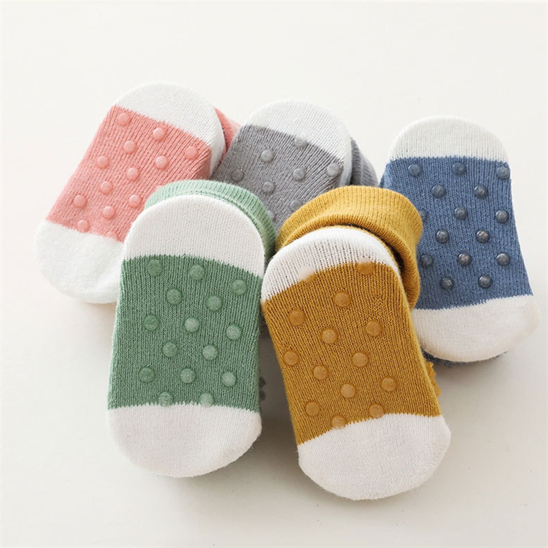 0-3Years Newborn Baby Girl Boy - Unisex Baby Socks Non Slip ulasan dan harga