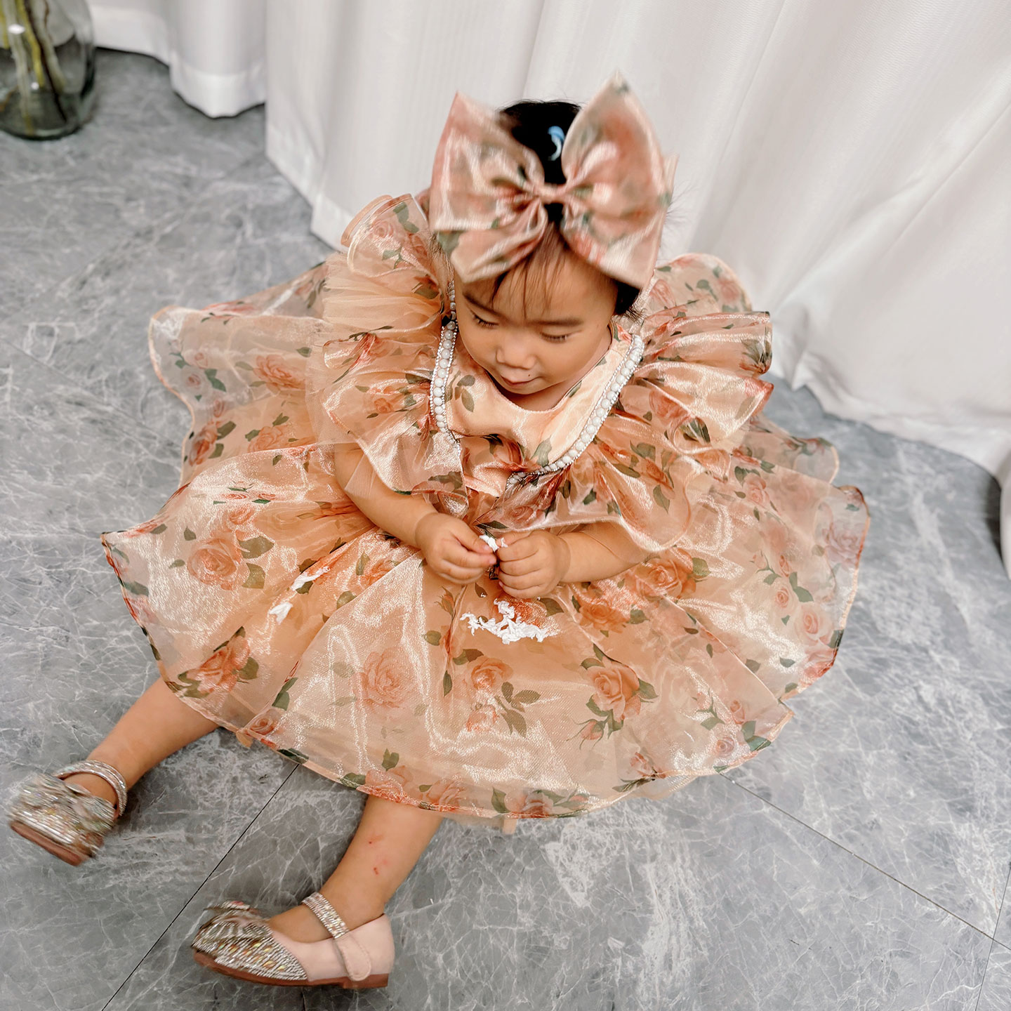 Dreamy Vow J225 Stunning Champ - Toddler Girl Tulle Party Dress ulasan dan harga